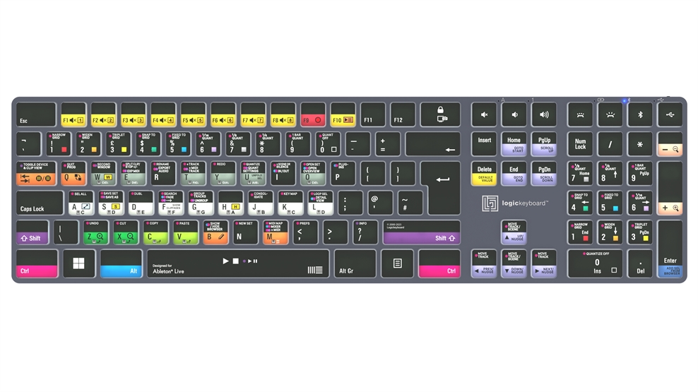 Logickeyboard Ableton Live Shortcut TITAN Windows Keyboard UK English